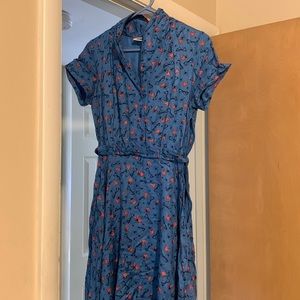 Cute dress, only wore it a few times. Got it at a boutique in Door County.